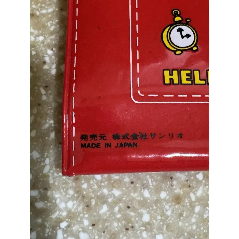 Hello Kitty 1976 Sanrio Red Suitcase Wallet with Handle 